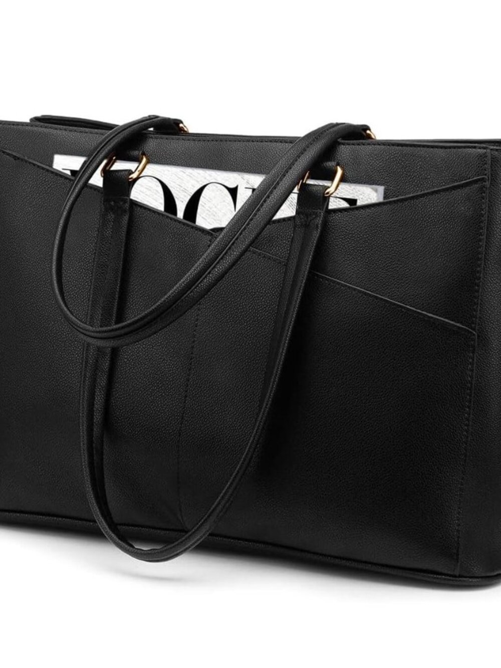 Laptop Tote Bag for Women 15.6 Inch Waterproof Leather Computer Bags Business